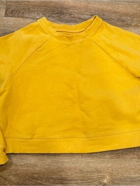 Born Primitive Mustard Yellow Cropped Sweatshirt